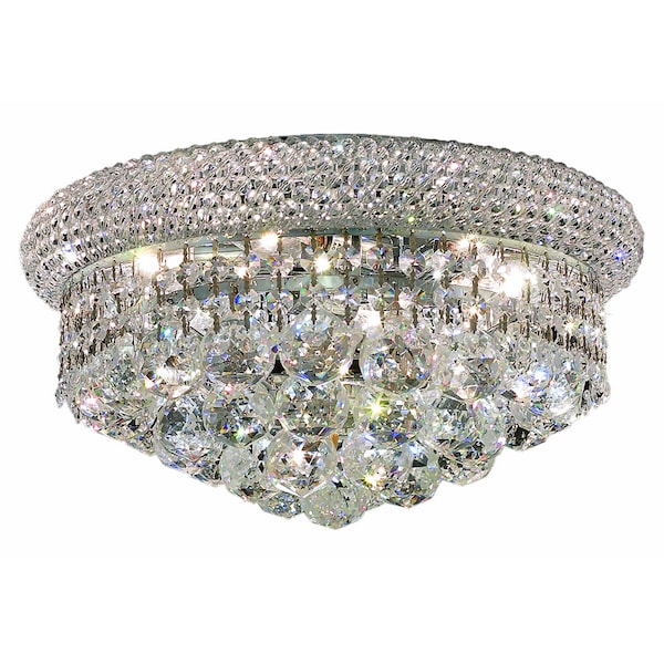 Elegant Lighting Royal Cut Clear Crystal Primo 6-Light V1800F14C/RC